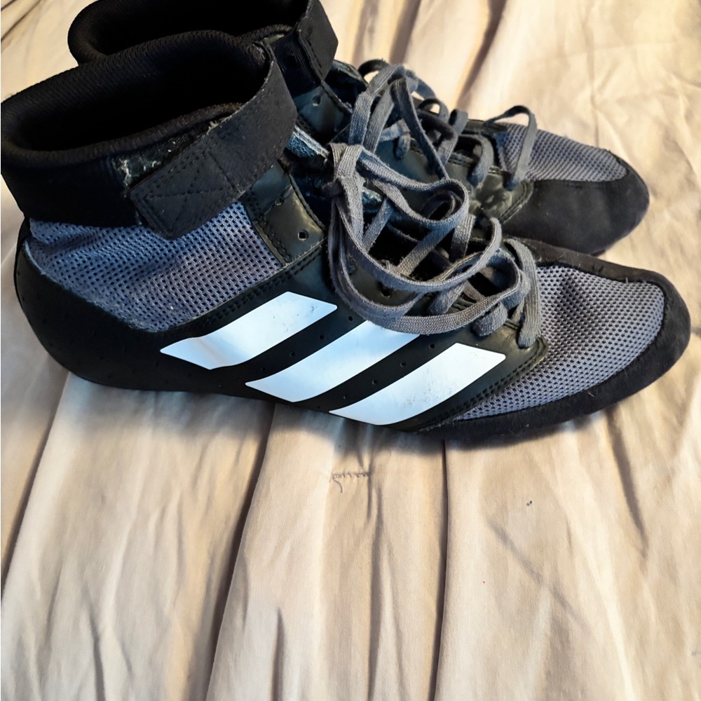 adidas Black and Gray Athletic Shoes - Picture 2 of 6